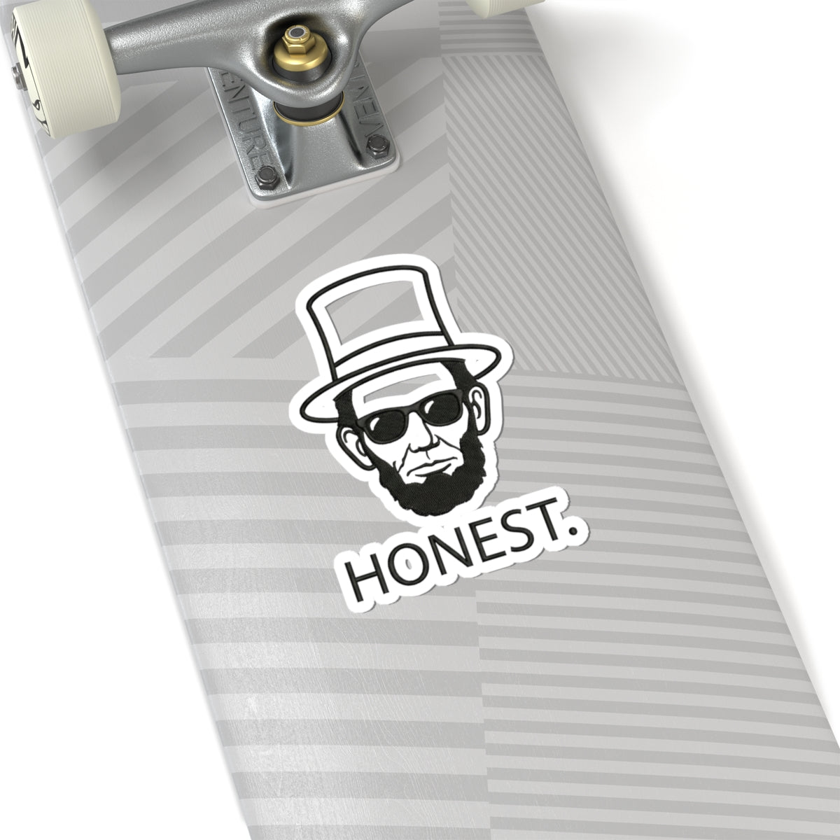 Honest Abe Sticker — Lincoln Portrait Kiss-Cut Vinyl Sticker