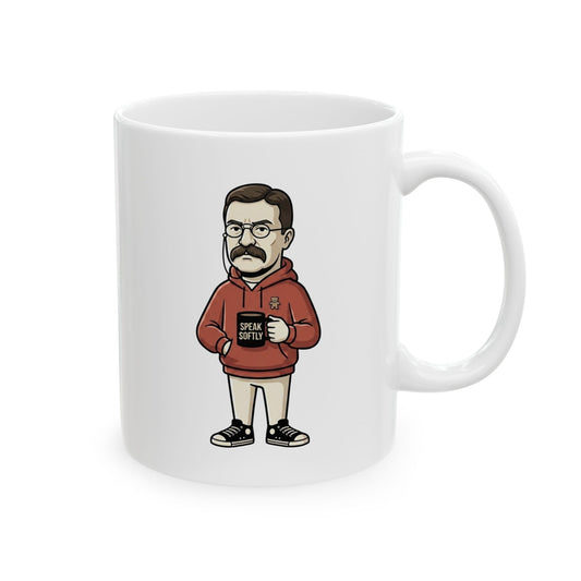 Speak Softly — Funny Teddy Roosevelt Coffee Mug