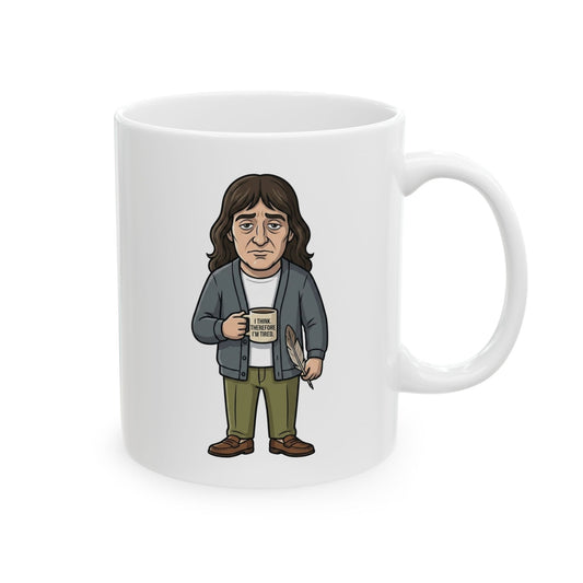 I Think. Therefore I'm Tired. — Funny René Descartes Coffee Mug
