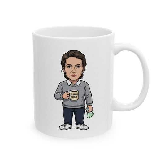 Glowing Review — Funny Marie Curie Coffee Mug