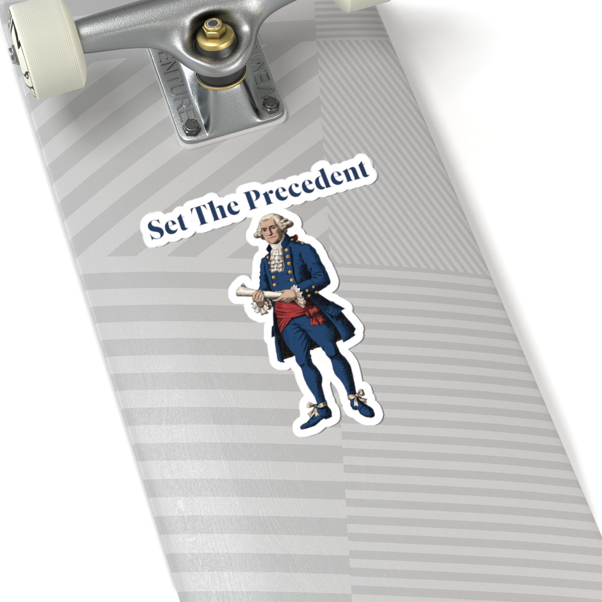 Set The Precedent George Washington Kiss-Cut Sticker