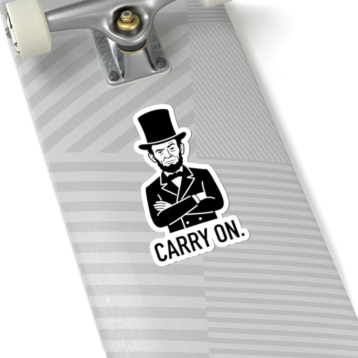Sticker — Vintage Lincoln "Carry On." Kiss-Cut Vinyl Sticker
