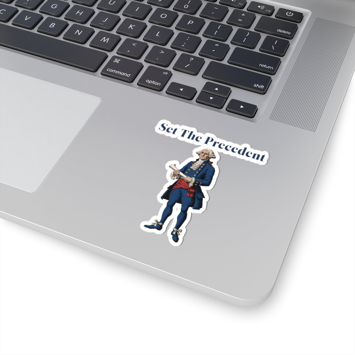 Set The Precedent George Washington Kiss-Cut Sticker